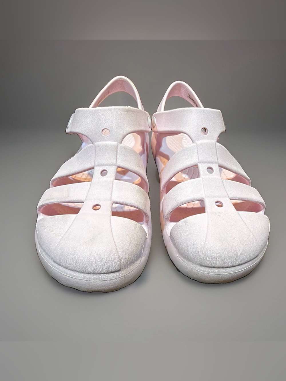Crocs Classic Fisherman Sandals Pink 210625-6ZW Kids Youth Size 6